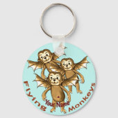 Porte-clés Les singes volants (Recto)