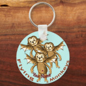 Porte-clés Les singes volants (Recto)