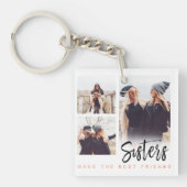 Porte-clés Les soeurs font du meilleur collage de photos pour (Devant)