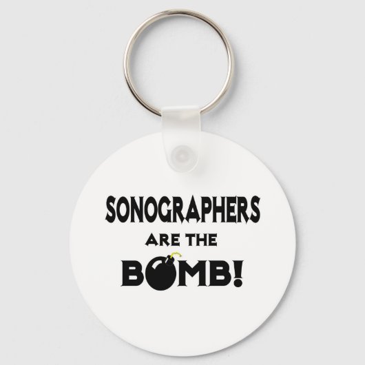 Porte-clés Les Sonographes Sont La Bombe ! (Recto)