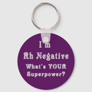Porte-clés Les superpuissances de négatif de Rhésus