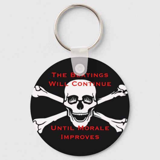 Porte-clés Les Tabassages Continueront Jusqu'À Ce Que Le Mora (Recto)