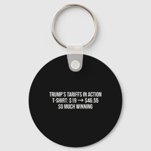 Porte-clés Les tarifs douaniers de Trump en action