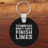 Porte-clés Les Throwwers N'Ont Pas De Lignes De Fin (Recto)