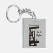 Porte-clés Les travailleurs du fer deviennent élevés (Devant gauche)