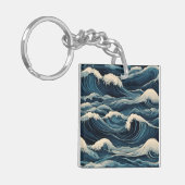 Porte-clés Les vagues du tsunami (Devant gauche)