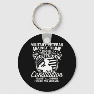 Porte-clés Les vétérans militaires contre l'élection de Trump