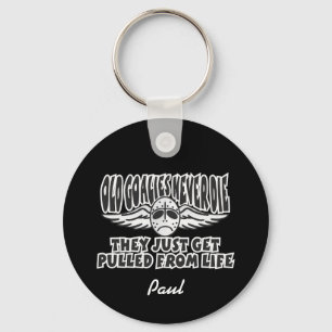 Porte-clés Les vieux goalies ne meurent jamais