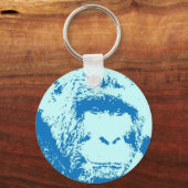 Porte-clés Les visages de Gorilla Pop Art (Recto)