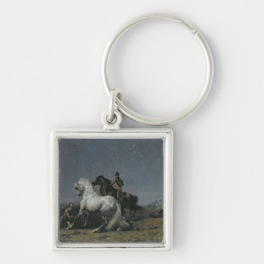 Porte-clés Les voleurs de cheval, 19ème siècle (Devant)