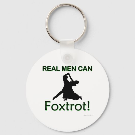 Porte-clés Les vrais hommes peuvent Foxtrot (Recto)