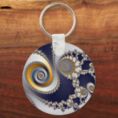 Porte-clés Les yeux dans le ciel - Fractal (Recto)