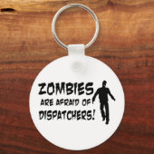 Porte-clés Les Zombies Ont Peur Des Expéditeurs (Recto)