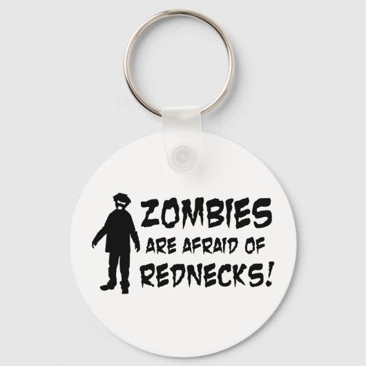 Porte-clés Les zombies ont peur des Rednecks (Recto)