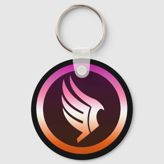 Porte-clés Lesbian Pride Paragon Mass Effect Icon (Verso)