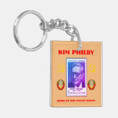 Porte-clés L'espion britannique Kim Philby, héros de l'Union  (Devant gauche)