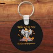 Porte-clés L'espoir éléphant d'une sensibilisation Cure aux S (Recto)