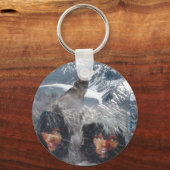 Porte-clés L'esprit autochtone en Alaska (Recto)