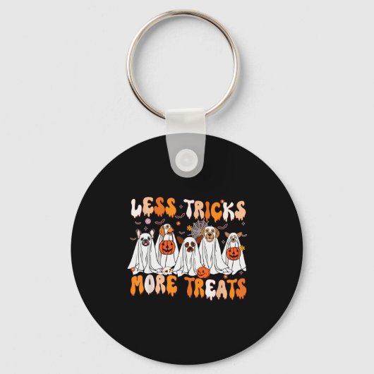 Porte-clés Less Tricks More Treats Soky Ghost Dogs Vet Tech (Recto)