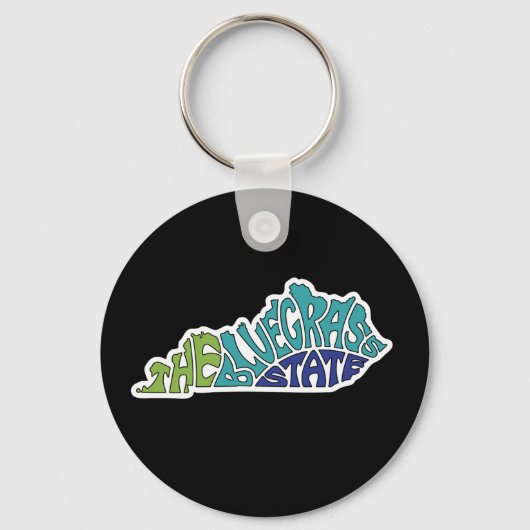 Porte-clés L'État de Bluegrass - Kentucky (Recto)