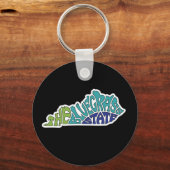 Porte-clés L'État de Bluegrass - Kentucky (Recto)