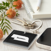 PORTE-CLÉS L'ÉTAT D'ORIGINE DU NÉBRASKA - .PNG (Devant Droit)