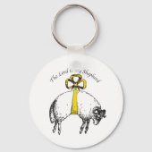 Porte-clés L'Éternel est mon berger Psaume 23 (Recto)