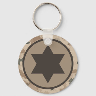 Porte-clés L'étoile de David Roundel de l'IAF israélienne - D