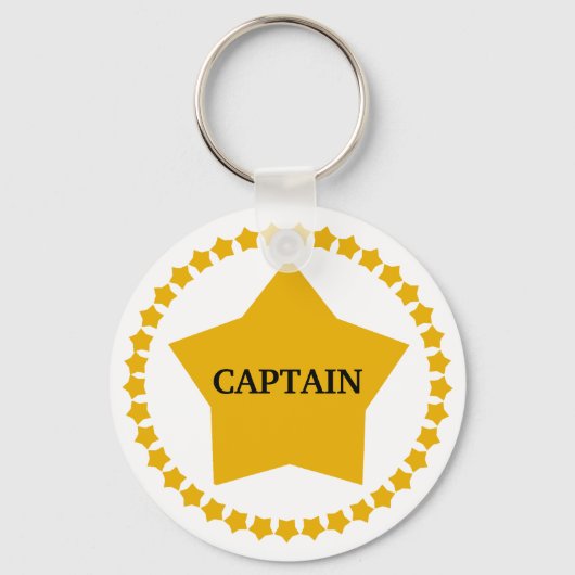 Porte-clés L'étoile d'or du capitaine (Recto)