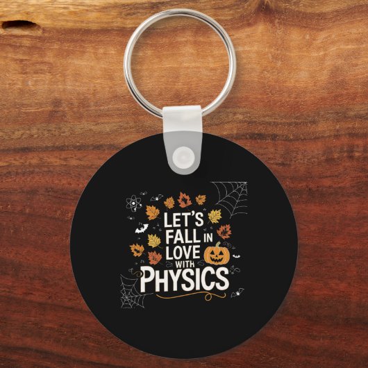 Porte-clés Lets Fall In Love With Physics Halloween Pumpkin T (Recto)