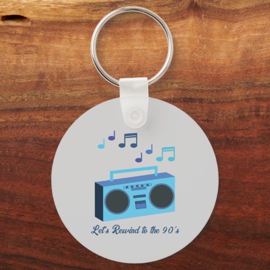 Porte-clés Let's rewind to the 90's (Recto)