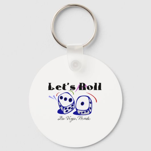 Porte-clés Let's Roll - Las Vegas (Recto)
