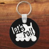 Porte-clés Let's Roll (Roller Hockey) (Recto)