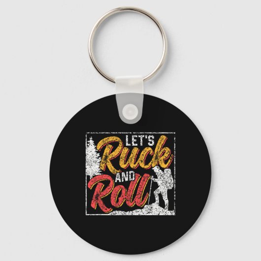 Porte-clés Let's Ruck And Roll Workout Backpack Rucksack Ruck (Recto)