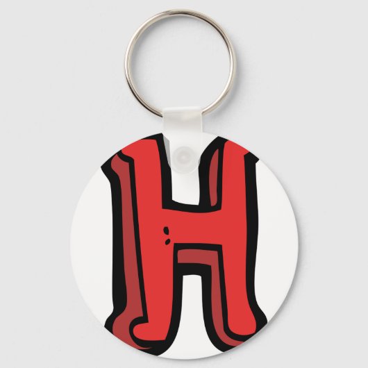 Porte-clés Letter H Keychain (Recto)