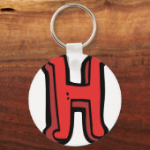 Porte-clés Letter H Keychain (Recto)