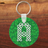 Porte-clés Lettre A Alphabet De Noeud Celtique (Recto)