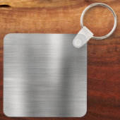 Porte-clés LETTRE ARGENT OMBRE TROIS LETTRE MONogramme (Verso)