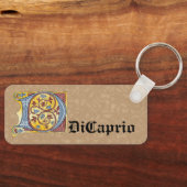 PORTE-CLÉS LETTRE BLEUE ET ROUGE DIACRITIQUE BLEUE ET ROUGE (Recto)