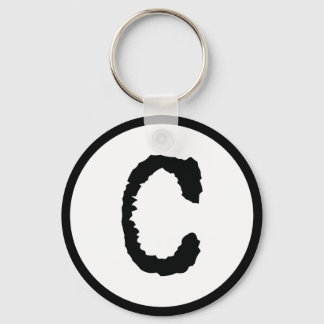 Porte-clés Lettre C