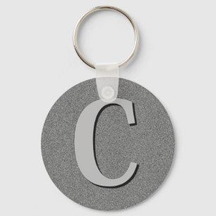 Porte-clés Lettre C de monogramme