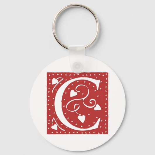 PORTE-CLÉS LETTRE COEUR MARIAGE (Recto)