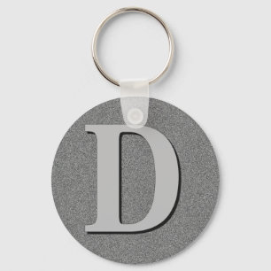 Porte-clés Lettre D de monogramme