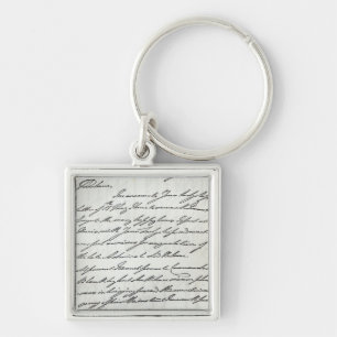 Porte-clés Lettre de William IV à Madame Nelson