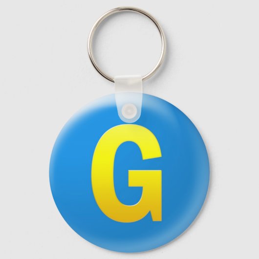 Porte-clés Lettre G (Recto)