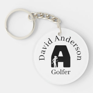 Porte-clés LETTRE Golfer A
