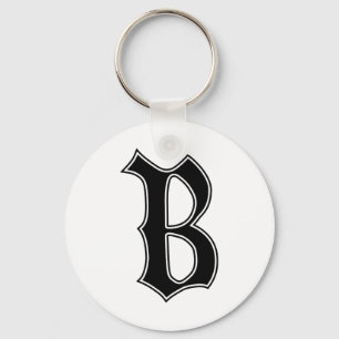 Porte-clés Lettre gothique B