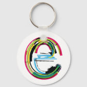 Porte-clés Lettre Grunge E (Recto)