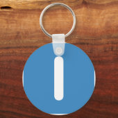 Porte-clés Lettre I emoji (Recto)