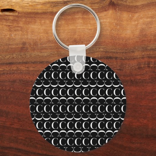 Porte-clés Lettre initiale C (Recto)